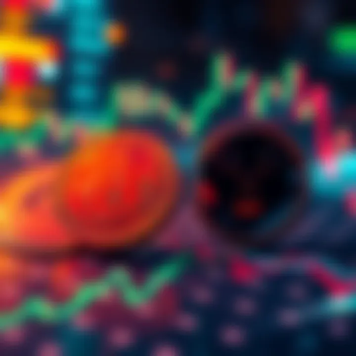 A detailed graphic showing the performance disparities between Dogecoin and XRP in the cryptocurrency market