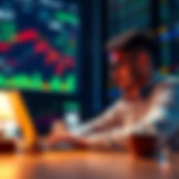 An investor reviewing charts on a laptop, considering Dollar Cost Averaging for better asset accumulation amidst market volatility in 2026.