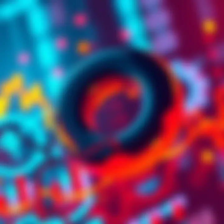 Illustration showing fluctuations in the DONUT liquidity pool with ETH and trading volume indicators