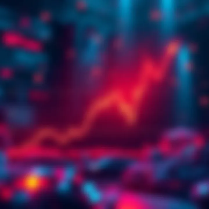 DOT Price Surge Graph showing a sharp increase in DOT price while BTC and ETH prices decline