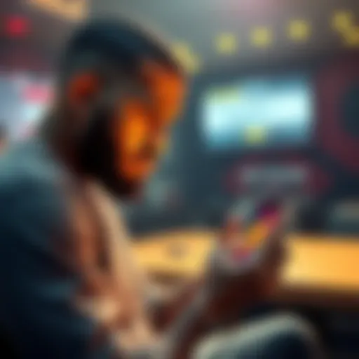 Drake looking disappointed while checking his Bitcoin investment on his phone