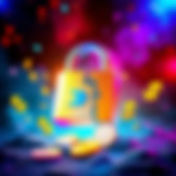 A graphic representation of a cryptocurrency hack showing a broken lock and falling coins, including Fartcoin logo, with dollar signs and a dramatic background to emphasize the loss.