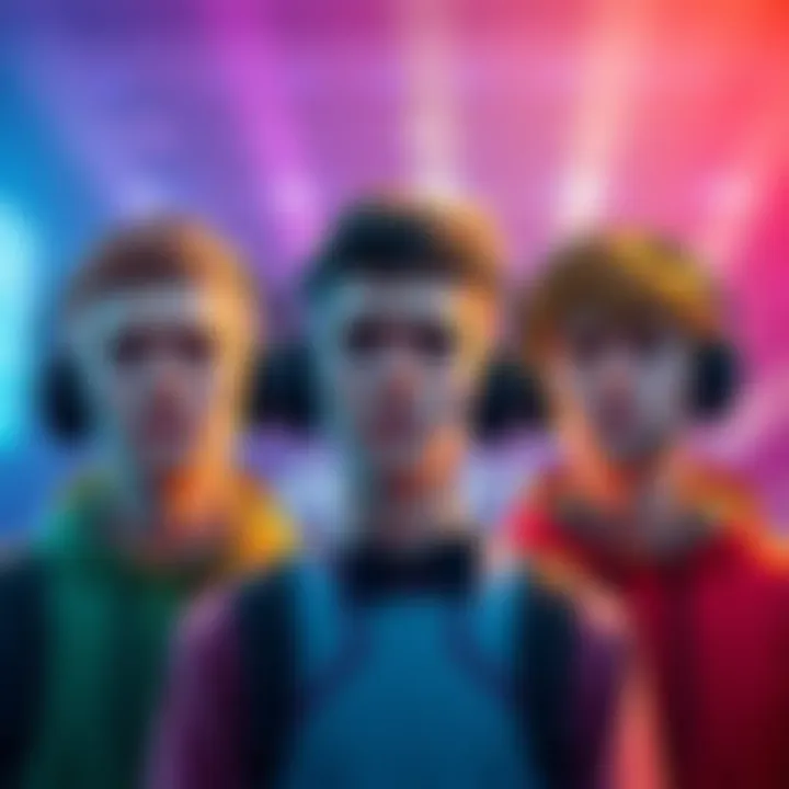 Three avatars of players with similar usernames at the top of a leaderboard, showing confusion and tension among them.