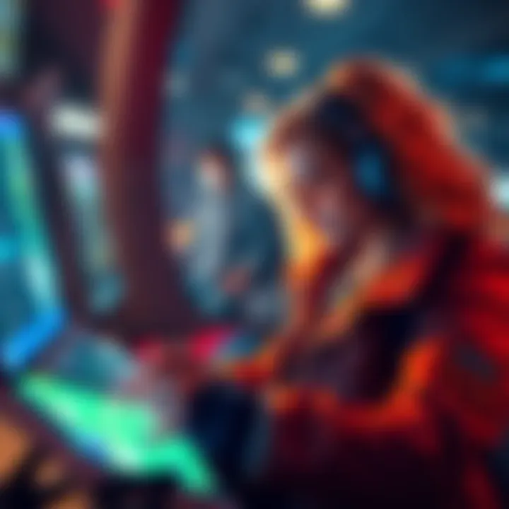 A player engaging with Atlas Earth, watching ads and completing surveys on a device to earn Atlas Bucks.