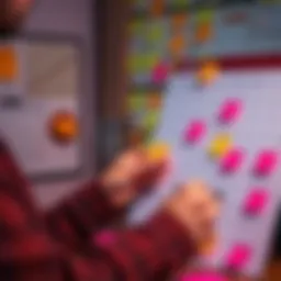 Easy Solutions for Daily Problems A person organizing a checklist and planning their day with a calendar and sticky notes, illustrating practical solutions for everyday challenges.