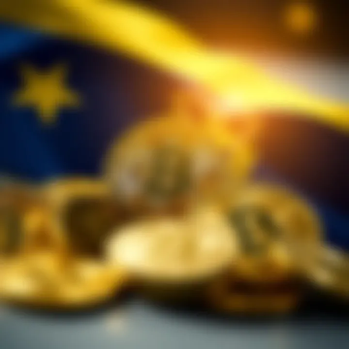 A graphic showing Bitcoin coins with a backdrop of El Salvador's flag, highlighting the country's total Bitcoin reserves of 6,341 BTC valued at $792 million.