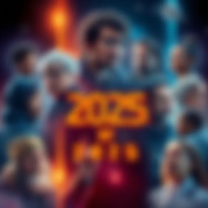 A collection of diverse individuals showcasing their achievements in technology, business, and culture for 2025, celebrating excellence and innovation.