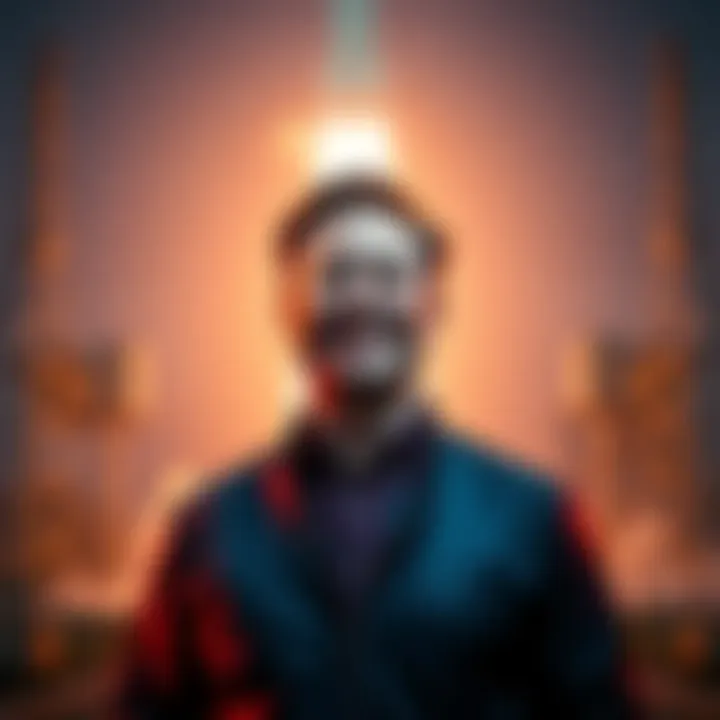 Elon Musk stands in front of a SpaceX rocket, smiling, as he celebrates becoming the world's first trillionaire with SpaceX and Tesla.