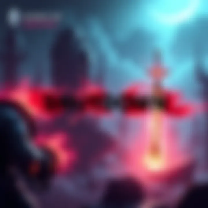 A screenshot showing Ember Sword gameplay with a shutdown notification overlay