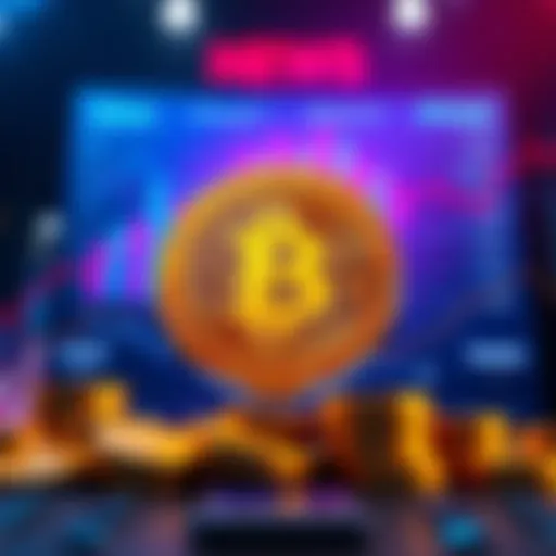 Eric Trump’s American Bitcoin logo with a Bitcoin symbol, indicating a reverse split to avoid Nasdaq delisting