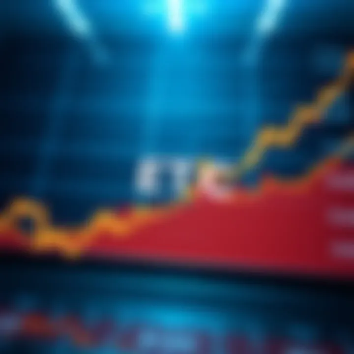 A price chart displaying the dramatic increase of Ethereum Classic (ETC) from $90 to $180 in one day, illustrating the volatility of cryptocurrency trading.