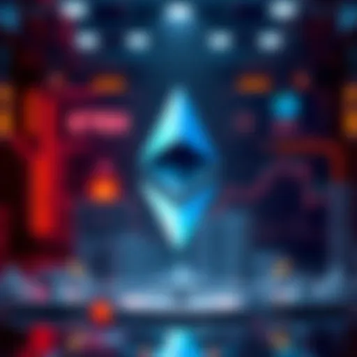 A visual representation of the Ether Machine logo with a backdrop indicating growth and investment, symbolizing the recent $40 million purchase and increase in ETH holdings.