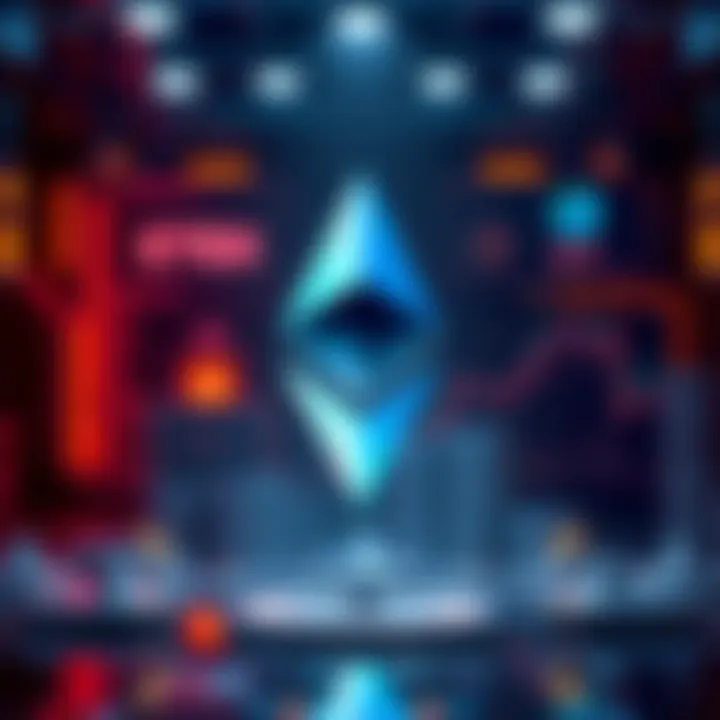 A visual representation of the Ether Machine logo with a backdrop indicating growth and investment, symbolizing the recent $40 million purchase and increase in ETH holdings.