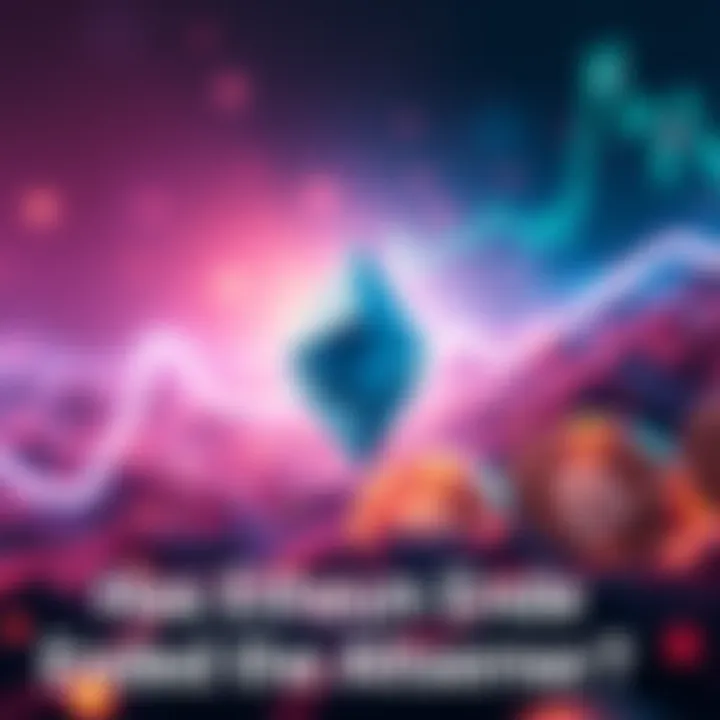 Visual representation of Ethereum's price movement and its influence on altcoins in the market