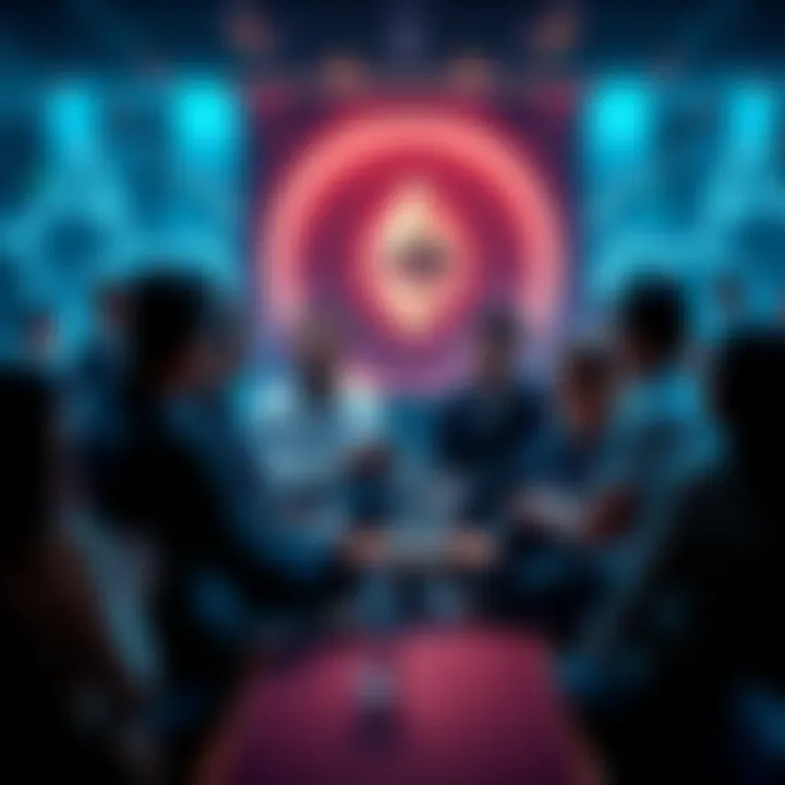 People engaging in a discussion about Ethereum's news and updates