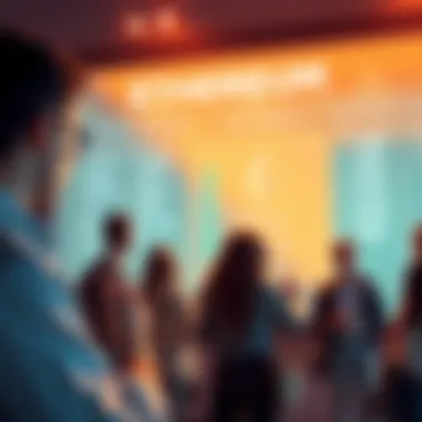 People engaging in a lively discussion about Ethereum, sharing insights and news on a digital board.