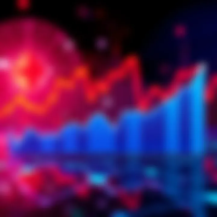 Graph showing rising net inflows for Ethereum ETF over 20 days, with a background representing cryptocurrency trends.