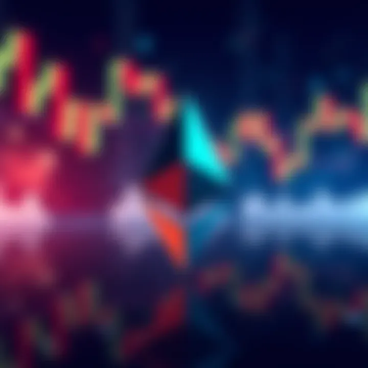 The Ethereum logo displayed prominently against a digital financial graph background, representing its impact on finance.