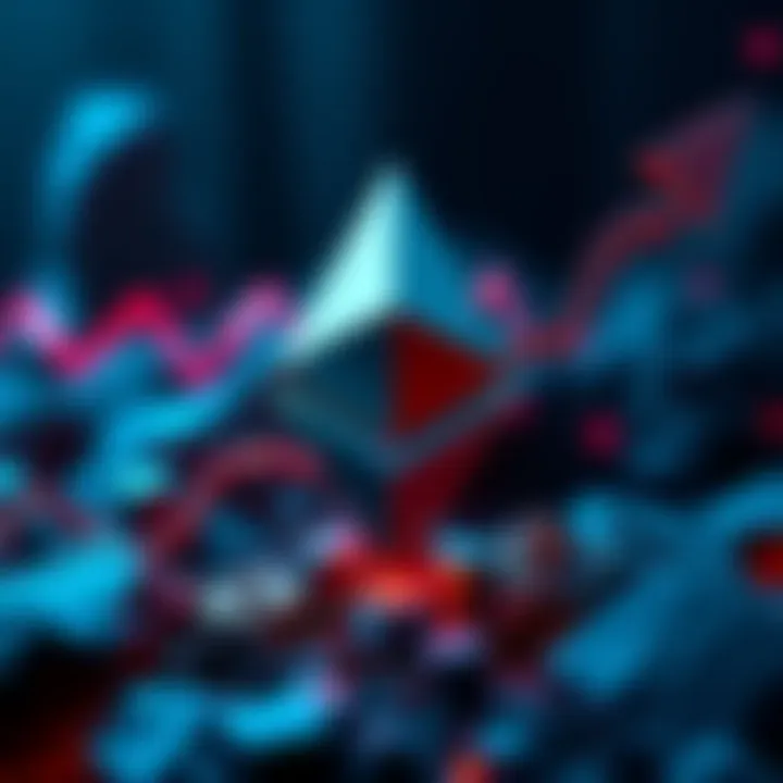 Graphic showing Ethereum logo with a rising arrow indicating a $10K target by 2026