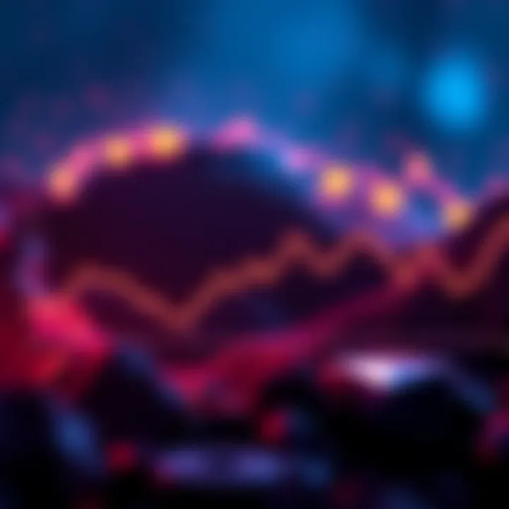 Ethereum Price Decline A graph showing a downward trend in Ethereum prices over nine months, symbolizing its worst year since 2018.