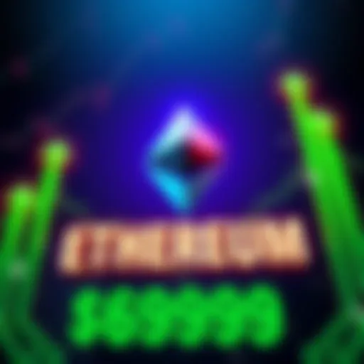 A graphic showing Ethereum's price rising to $4750 with a target of $6969 in bold text. Green upward arrows symbolize growth.