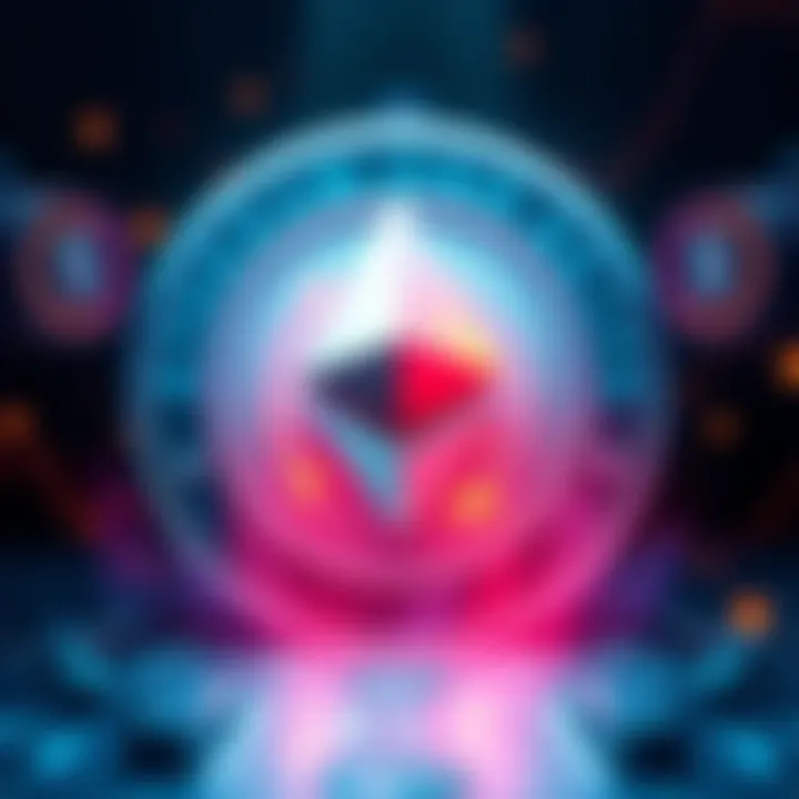 Ethereum Under Scrutiny: SEC Enforcement Actions Visual representation of Ethereum with SEC symbols indicating legal scrutiny