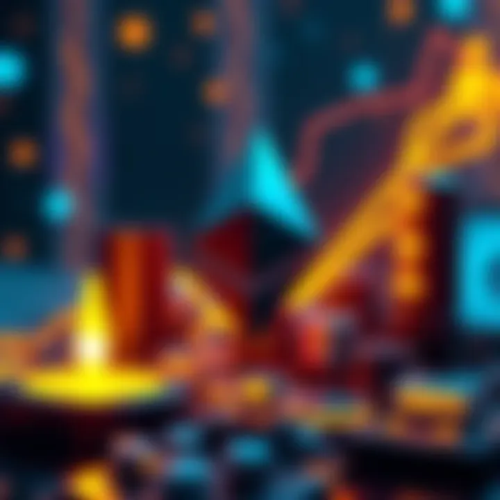 Ethereum Upgrade Overview Graphical representation of Ethereum's recent upgrade features including staking, smart wallets, and block capacity enhancement.