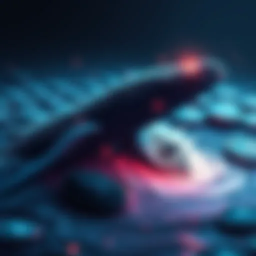 Ethereum Whale Transaction A graphic showing a large sum of Ethereum being transferred, representing whale activity in the cryptocurrency market.