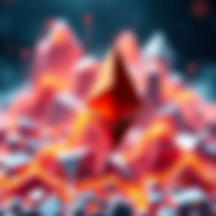 Visual representation of Ethereum applications surpassing main chain revenue, showcasing the success of decentralized platforms.