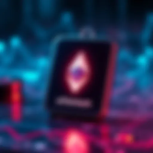 A warning graphic showing a Ledger device with a lock icon and Ethereum logo, symbolizing security risks.