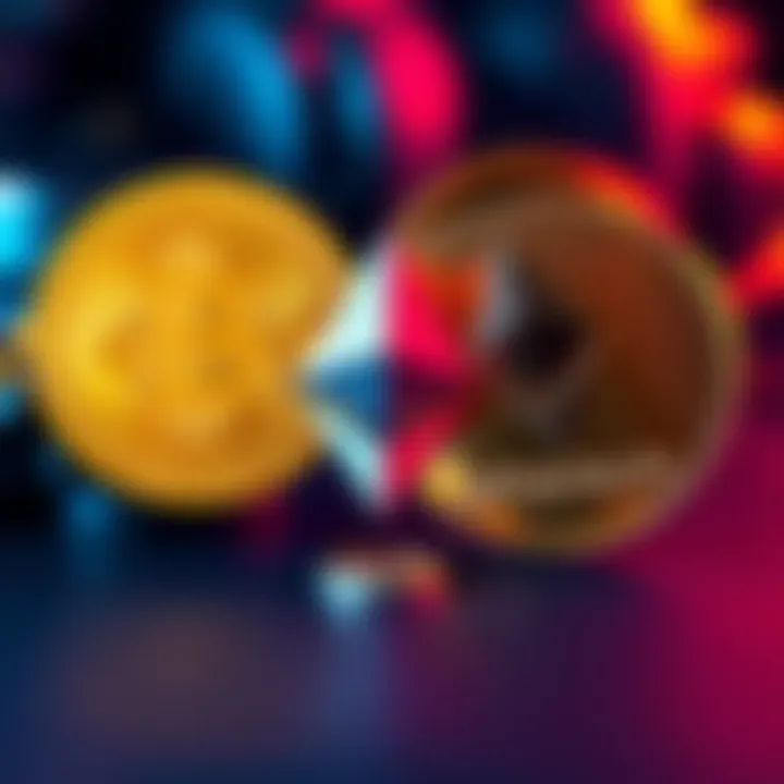 A visual comparison of Ethereum and Bitcoin logos, symbolizing investment opportunities in cryptocurrency. A nostalgic email from 2015 in the background highlights early insights into Ethereum's poten...
