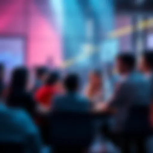 People engaging in a discussion about Ethereum news and prices in a digital forum setting