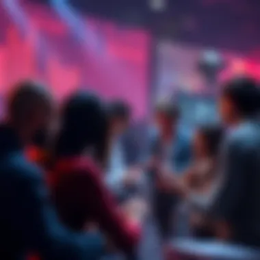 People engaging in a lively discussion about Ethereum, sharing news and insights.