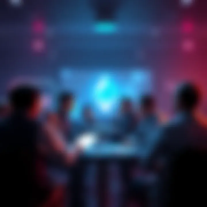 Group of people discussing Ethereum and crypto initiatives