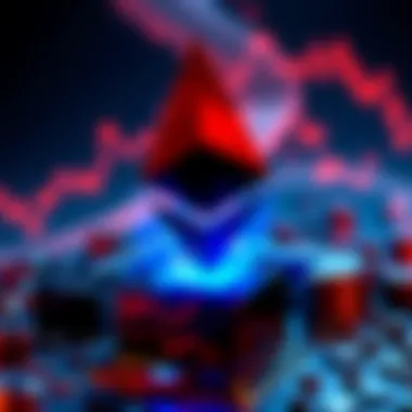 Ethereum logo with a visual representation of a financial stake, symbolizing the $46.64 million investment and stop of selling holdings.