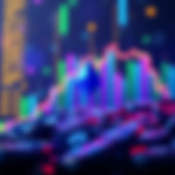A visual representation of Ethereum's rise in the cryptocurrency market, showing upward trends and a vibrant digital background.