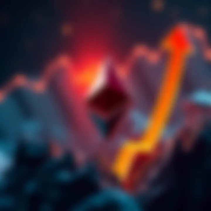 Ethereum Growth in 2026 A graphic showing the Ethereum logo with upward trending arrows, symbolizing growth and stability in 2026.