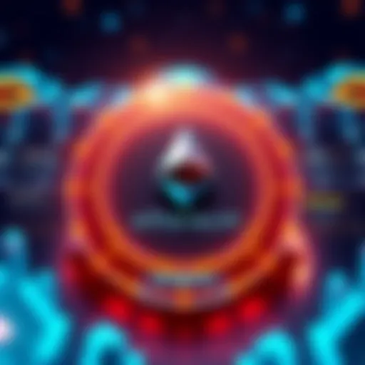 A visual representation of the Ethereum blockchain with Hegota upgrade features highlighted, showing proposal timeline and governance steps.