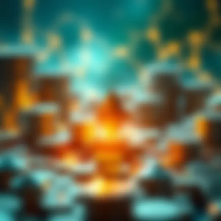 Visual representation of Ethereum investment strategies and community support