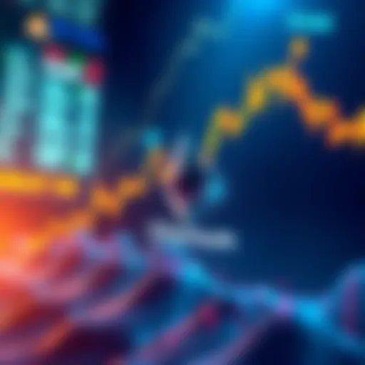 Graph showing Ethereum price rising above $3,600 with market indicators