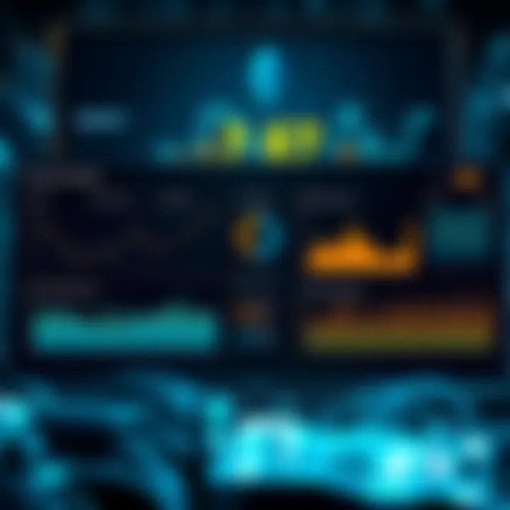 A graphic showing various Ethereum mining pools, featuring charts and user reviews highlighting their performance, with a focus on earnings and options for miners.
