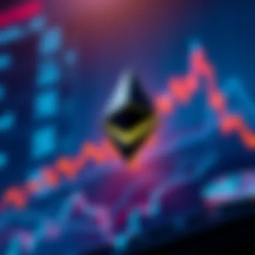 A chart showing Ethereum's price rising towards $4,000 as transaction fees hit a three-month high.