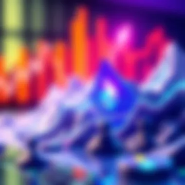 Ethereum price growth concept A graphic showing Ethereum's price graph trending upwards with a digital representation of the cryptocurrency.