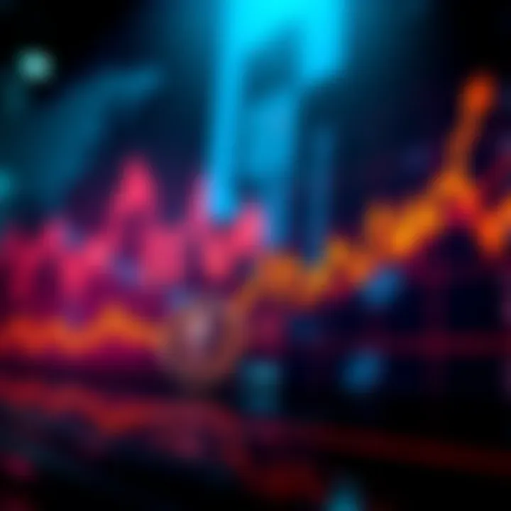 A graph showing the upward trend of Ethereum prices with a bullish market background