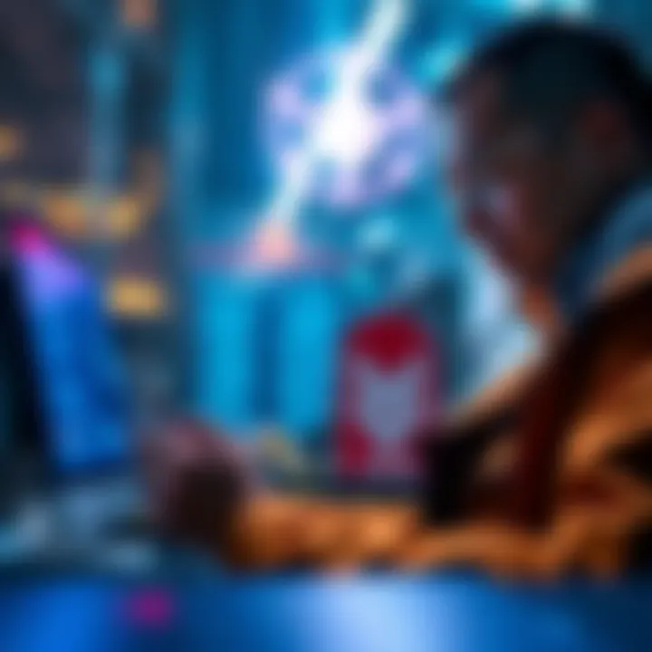 A person viewing Ethereum staking options on a Coinbase app, contemplating risks and rewards in 2026