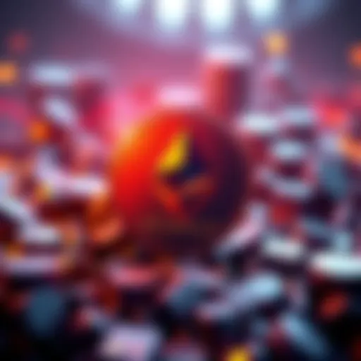 A visual representation of Ethereum with over 30% of its total supply staked, symbolizing investor trust.