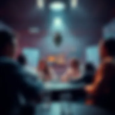 People sharing trading strategies and insights on Ethereum and DeFi in a community forum