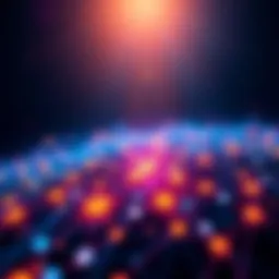 Representation of the EU-Mercosur deal with a blockchain network connecting Europe and South America for payment transactions.