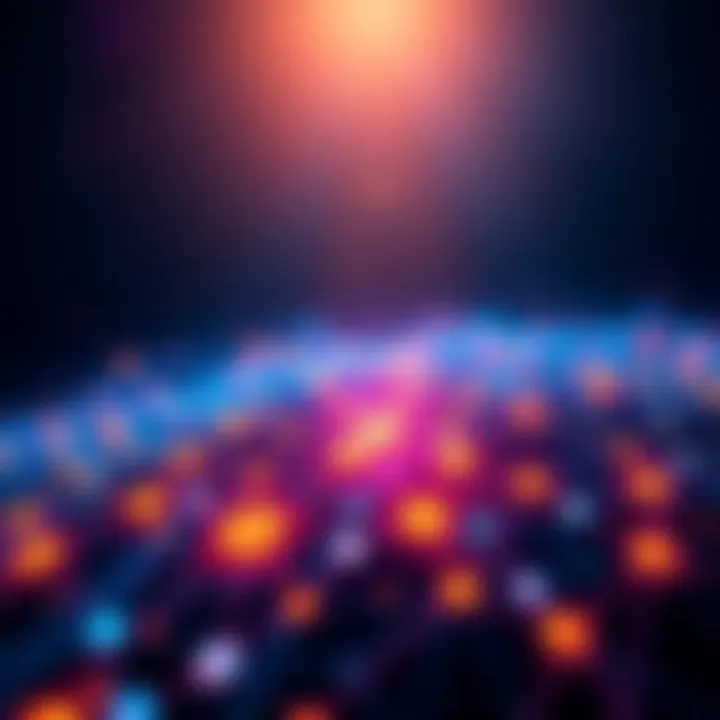 Representation of the EU-Mercosur deal with a blockchain network connecting Europe and South America for payment transactions.