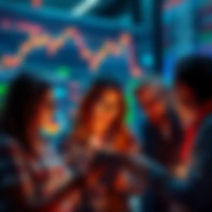 Concerned EU users looking at financial charts and assets, discussing fixed-term earn positions before the MiCA license deadline.